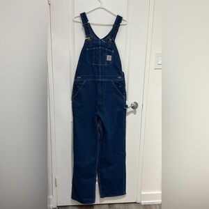 Vintage Carhartt Dark Blue Denim Overalls
